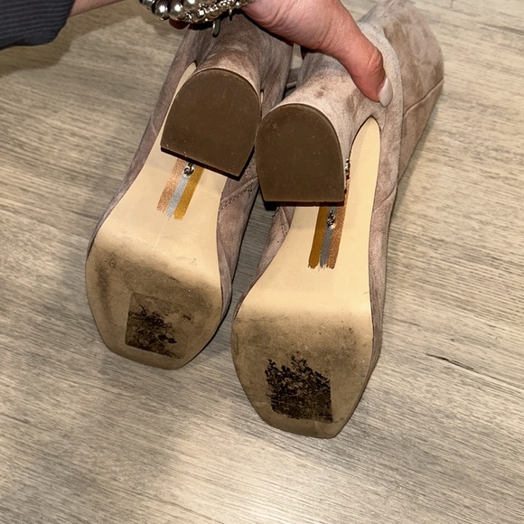 Sam Edelman Jaye square toe flare heel bootie - Picture 4 of 4